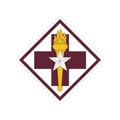 32nd Medical Brigade SSI (U.S. Army) Transparent STICKER Die-Cut Vinyl Decal - The Sticker Space