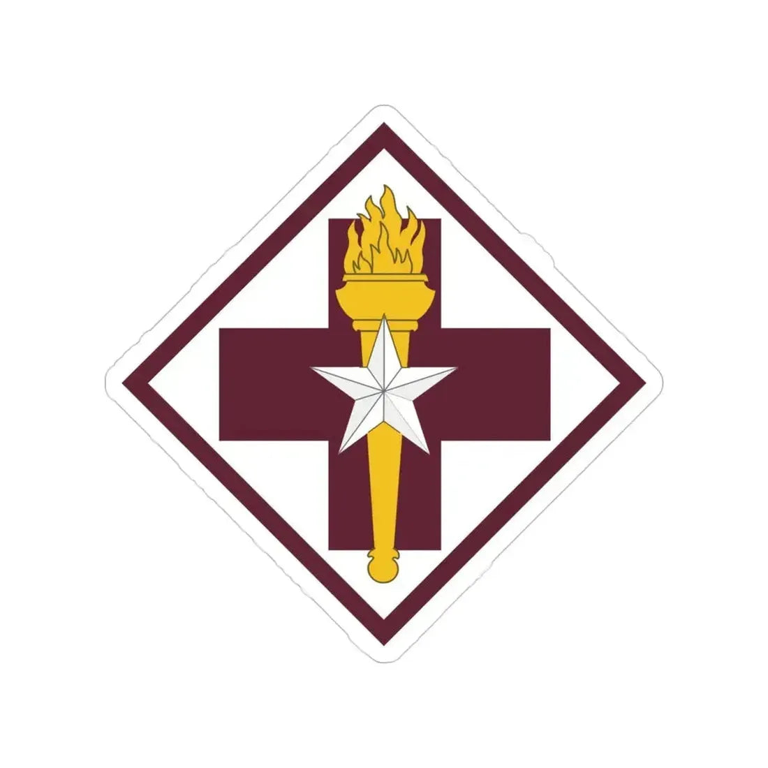 32nd Medical Brigade SSI (U.S. Army) Transparent STICKER Die-Cut Vinyl Decal - The Sticker Space