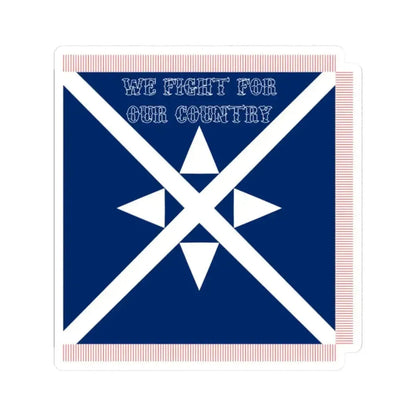 32nd Texas Cavalry (United States) STICKER Vinyl Kiss-Cut Decal 2 Inch White - The Sticker Space