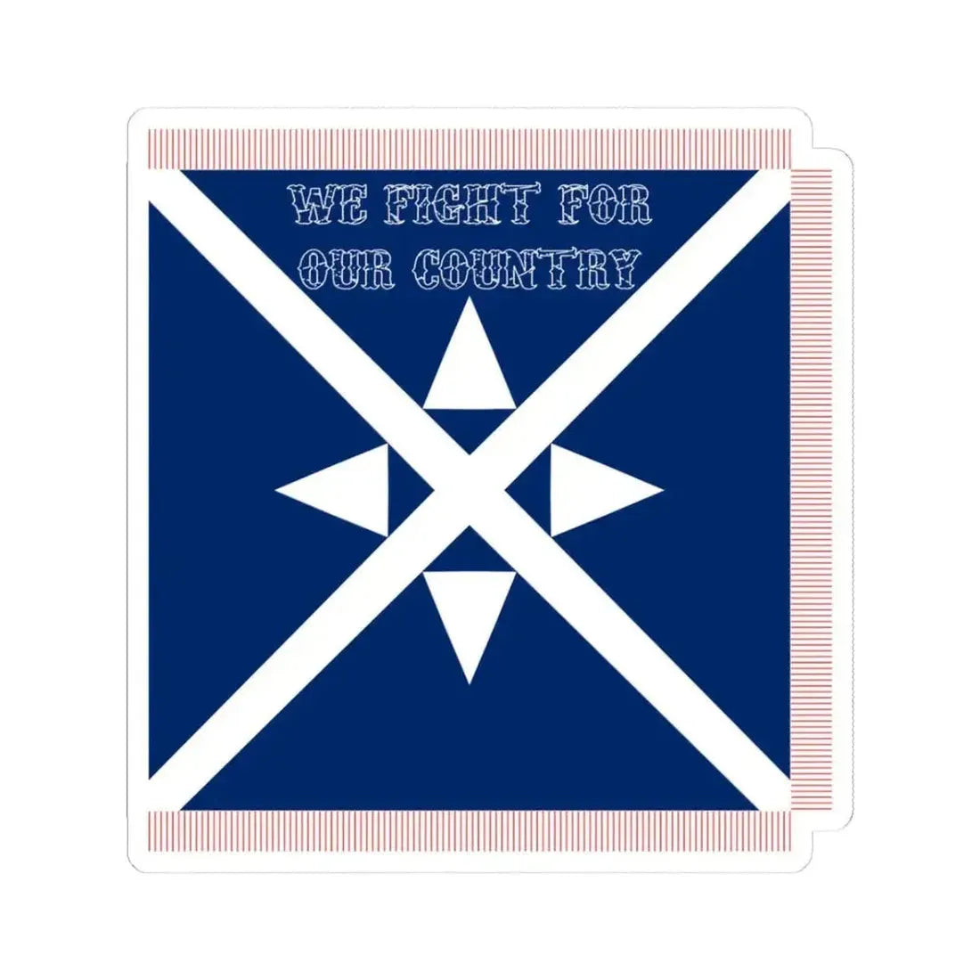 32nd Texas Cavalry (United States) STICKER Vinyl Kiss-Cut Decal 3 Inch White - The Sticker Space