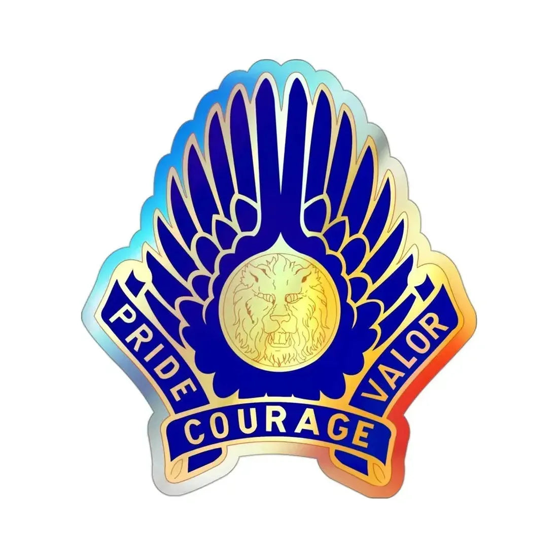 33 Aviation Group (U.S. Army) Holographic STICKER Die-Cut Vinyl Decal 3 Inch Holographic - The Sticker Space