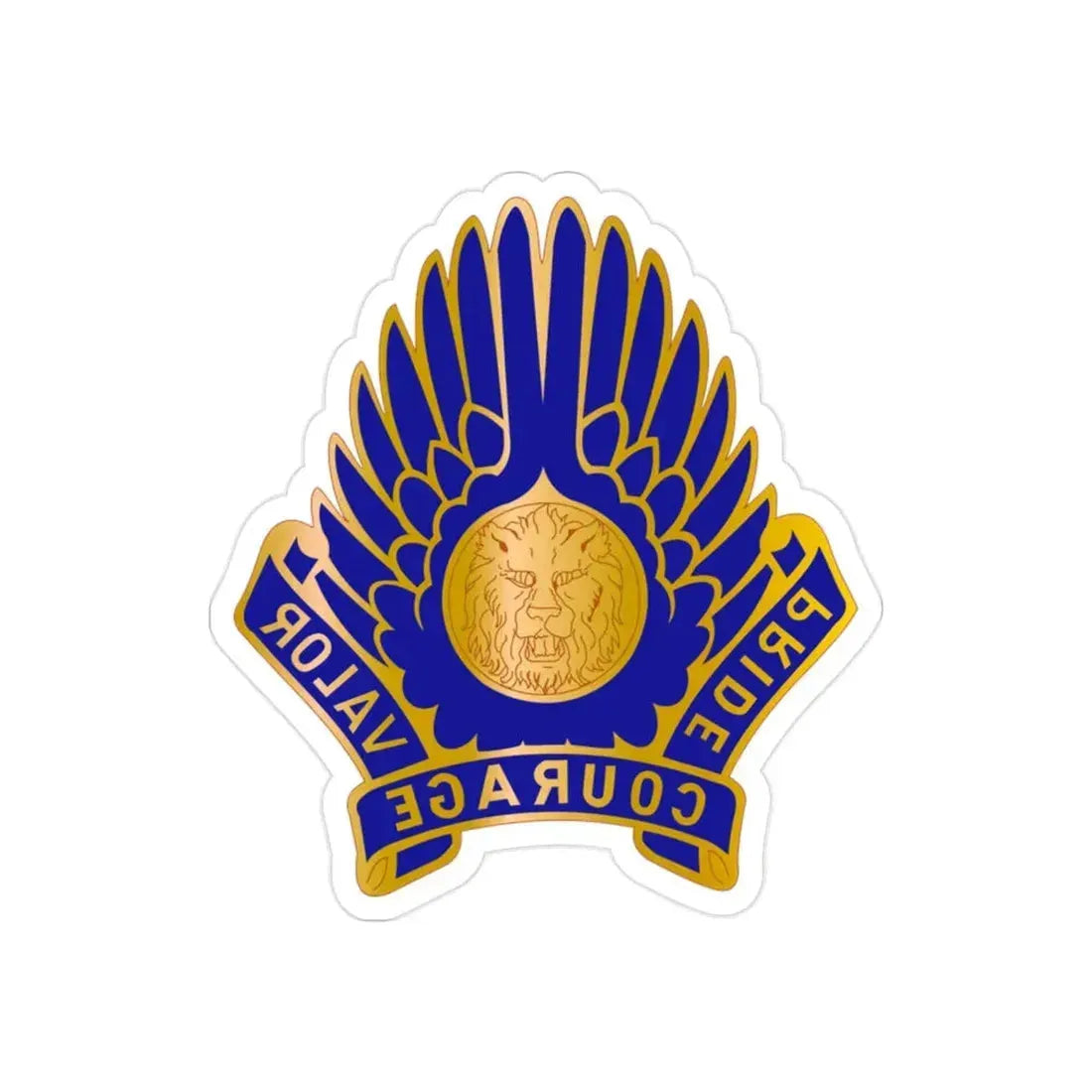 33 Aviation Group (U.S. Army) REVERSE PRINT Transparent Die-Cut STICKER - The Sticker Space