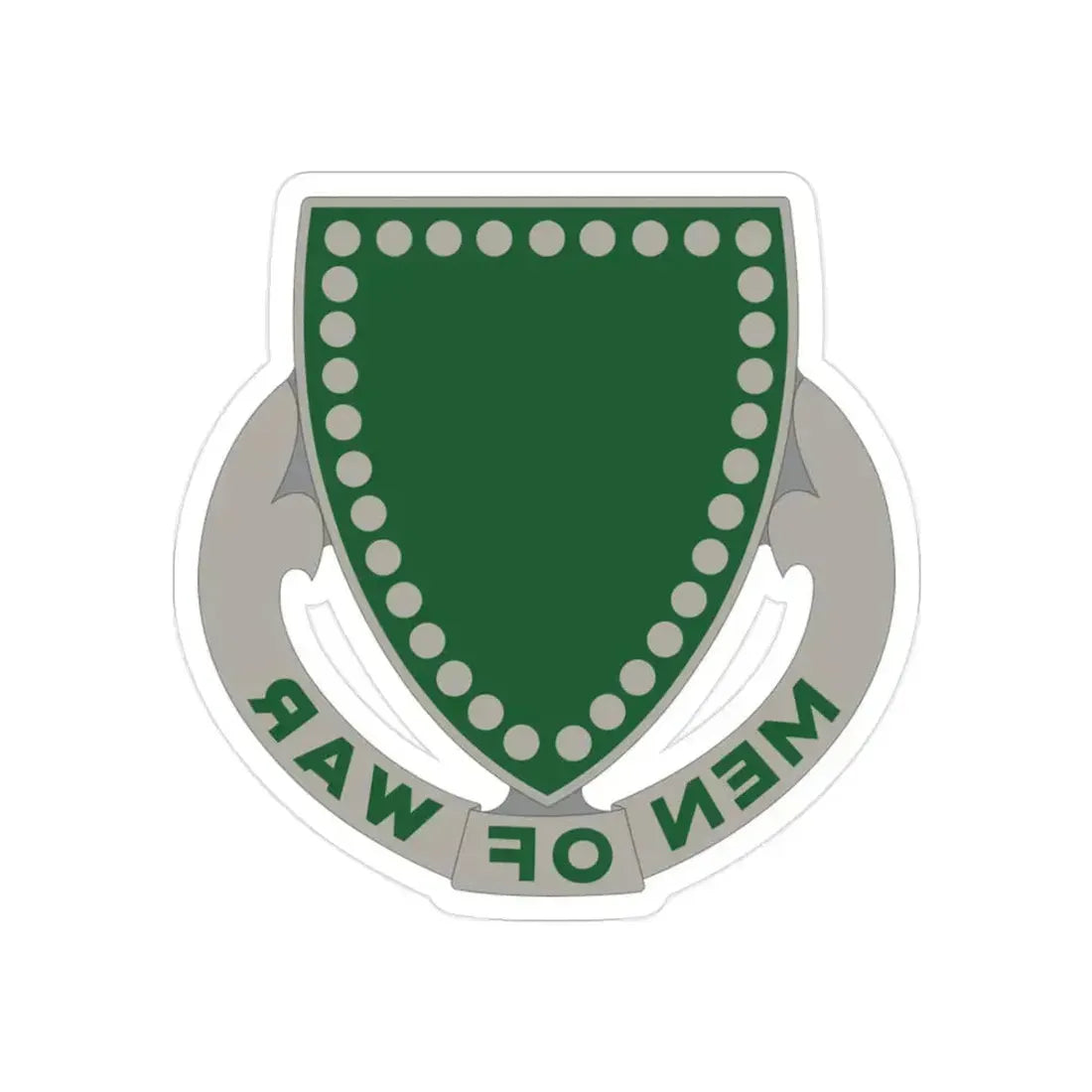 33 Cavalry Regiment (U.S. Army) REVERSE PRINT Transparent Die-Cut STICKER 2 Inch Die-Cut Transparent - The Sticker Space