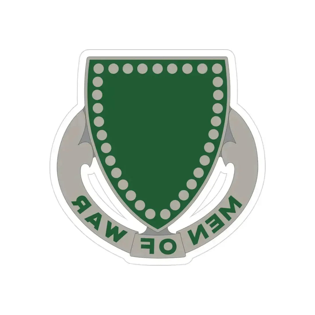 33 Cavalry Regiment (U.S. Army) REVERSE PRINT Transparent Die-Cut STICKER 3 Inch Die-Cut Transparent - The Sticker Space