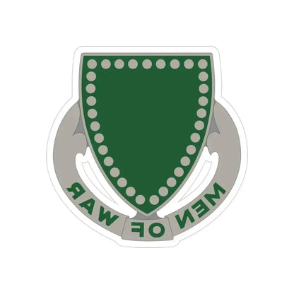 33 Cavalry Regiment (U.S. Army) REVERSE PRINT Transparent Die-Cut STICKER 3 Inch Die-Cut Transparent - The Sticker Space