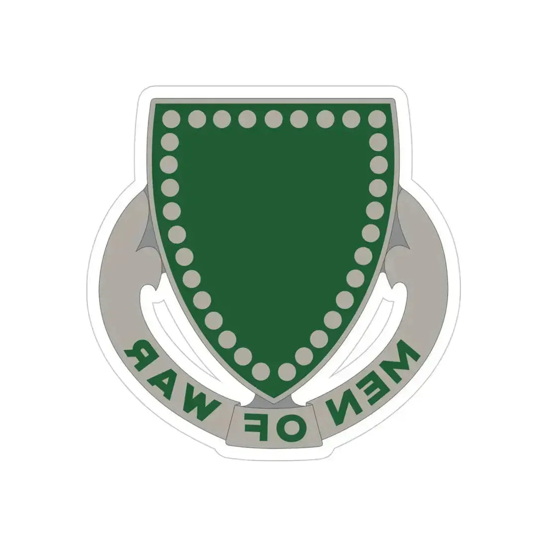 33 Cavalry Regiment (U.S. Army) REVERSE PRINT Transparent Die-Cut STICKER 4 Inch Die-Cut Transparent - The Sticker Space