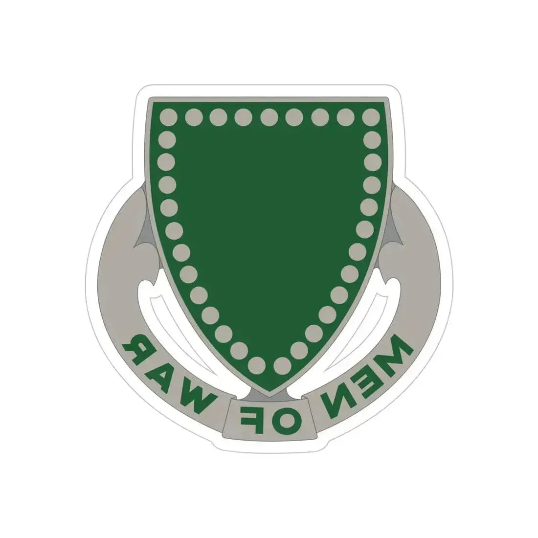33 Cavalry Regiment (U.S. Army) REVERSE PRINT Transparent Die-Cut STICKER 5 Inch Die-Cut Transparent - The Sticker Space