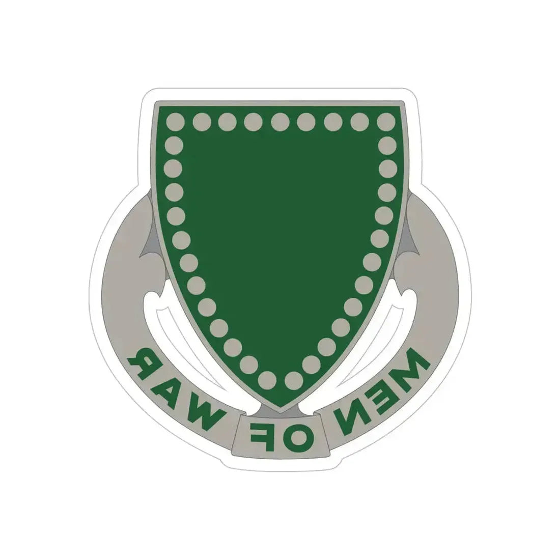 33 Cavalry Regiment (U.S. Army) REVERSE PRINT Transparent Die-Cut STICKER 6 Inch Die-Cut Transparent - The Sticker Space