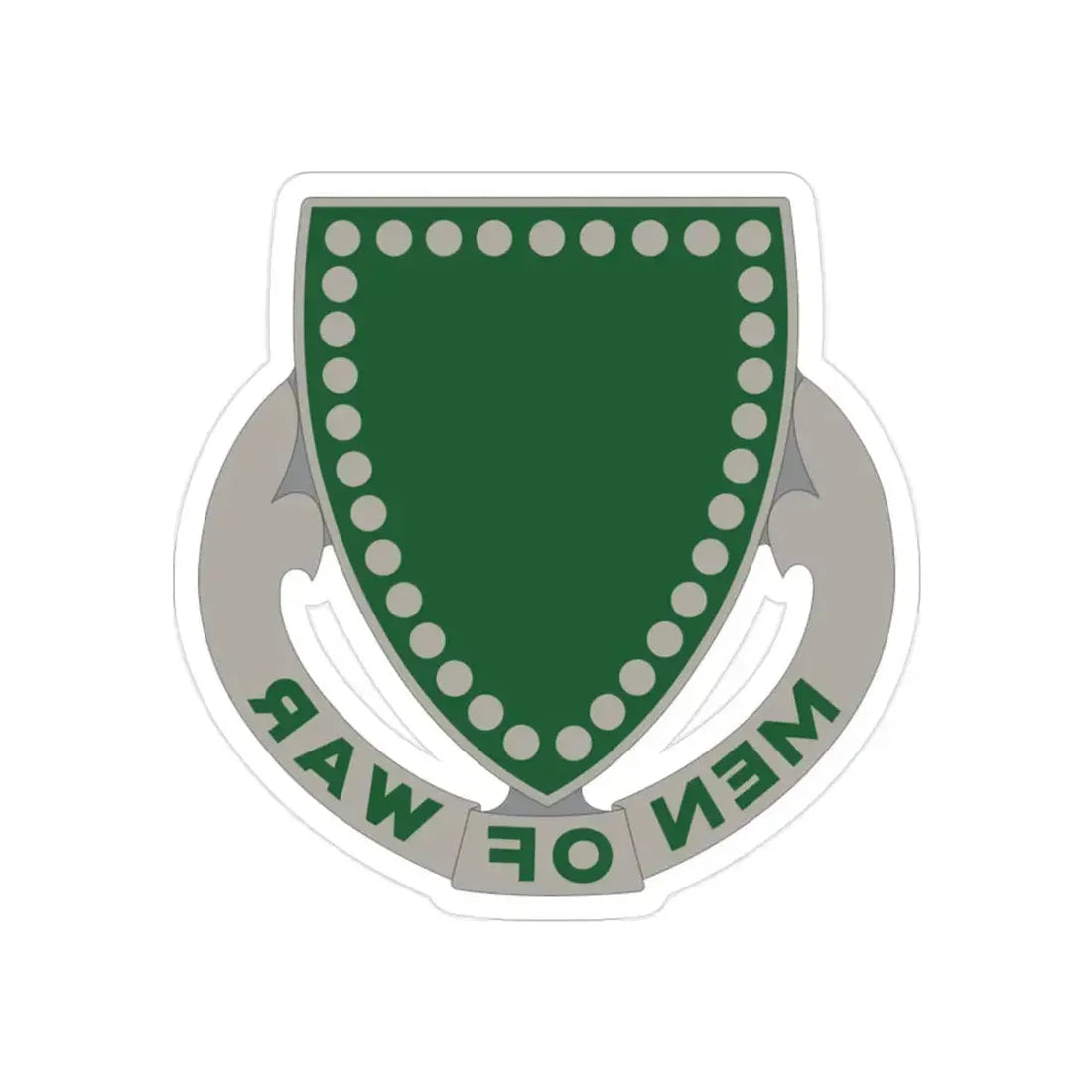 33 Cavalry Regiment (U.S. Army) REVERSE PRINT Transparent Die-Cut STICKER - The Sticker Space