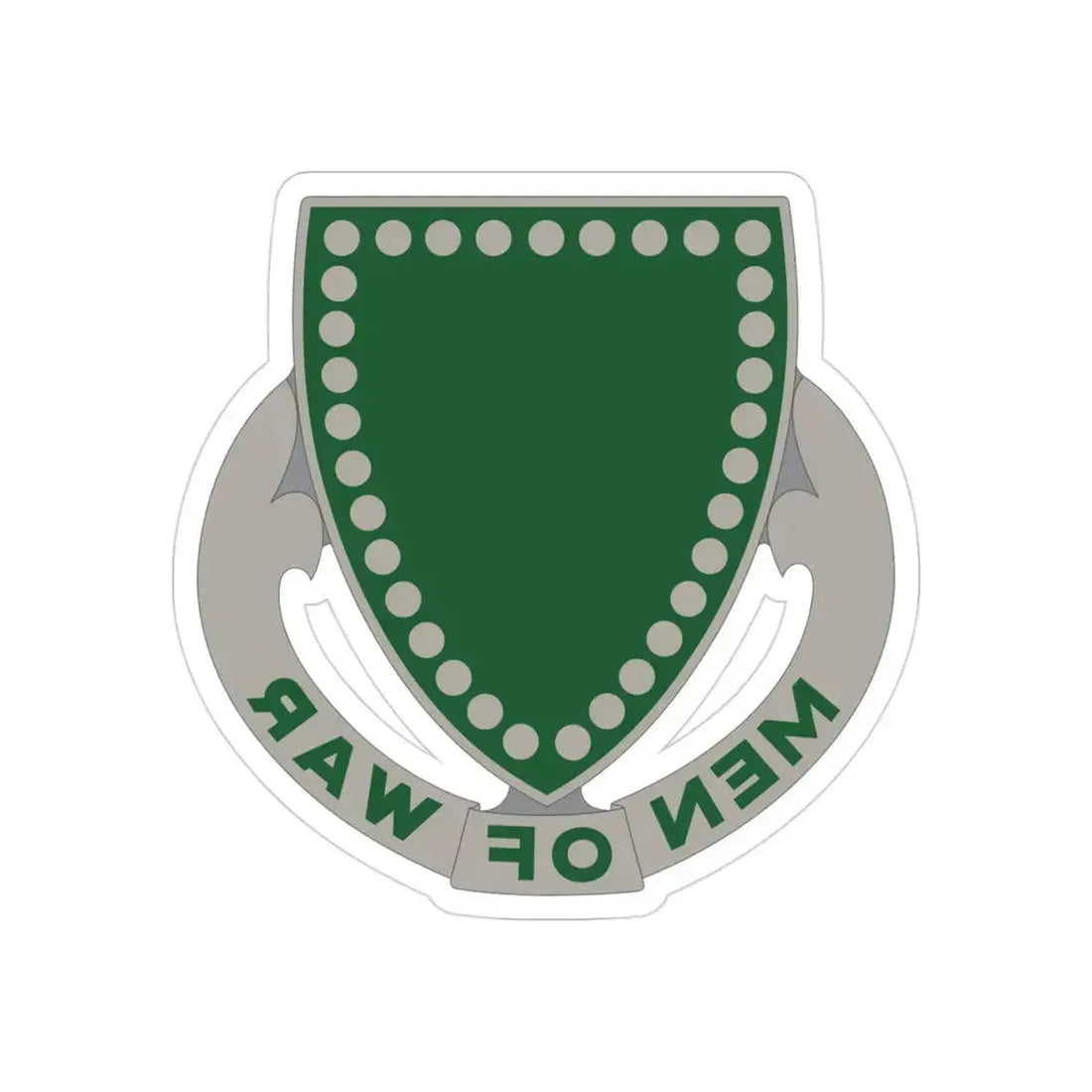 33 Cavalry Regiment (U.S. Army) REVERSE PRINT Transparent Die-Cut STICKER - The Sticker Space