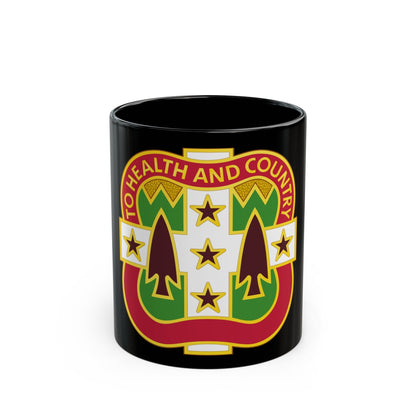 33 Field Hospital (U.S. Army) Black Coffee Mug-11oz-The Sticker Space