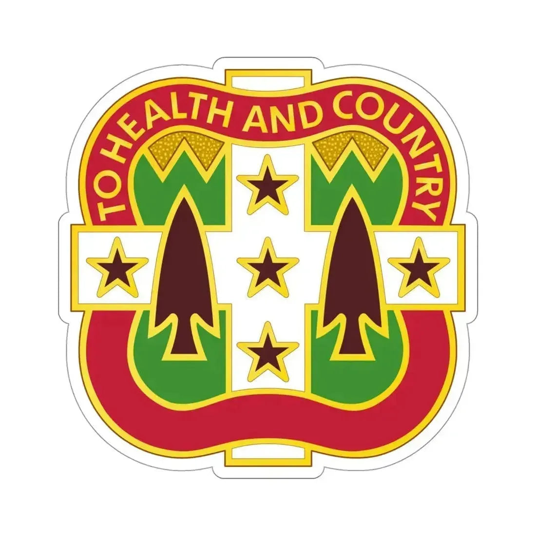 33 Field Hospital (U.S. Army) STICKER Vinyl Die-Cut Decal 4 Inch - The Sticker Space