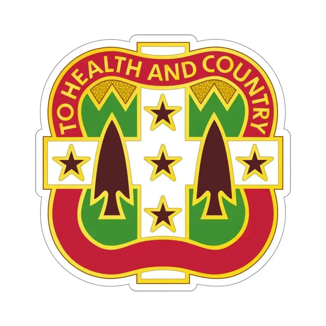 33 Field Hospital (U.S. Army) STICKER Vinyl Die-Cut Decal 5 Inch - The Sticker Space