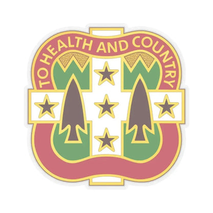 33 Field Hospital (U.S. Army) STICKER Vinyl Kiss-Cut Decal 6 Inch Transparent - The Sticker Space