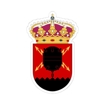 33. minröjningsdivisionen vapen (Sweden) (Coat of Arms) STICKER Vinyl Kiss-Cut Decal 6 Inch White - The Sticker Space