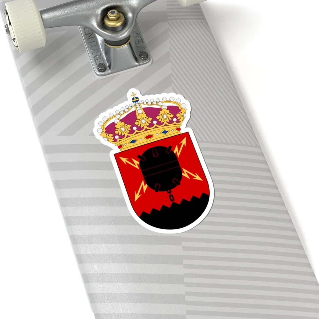 33. minröjningsdivisionen vapen (Sweden) (Coat of Arms) STICKER Vinyl Kiss-Cut Decal - The Sticker Space