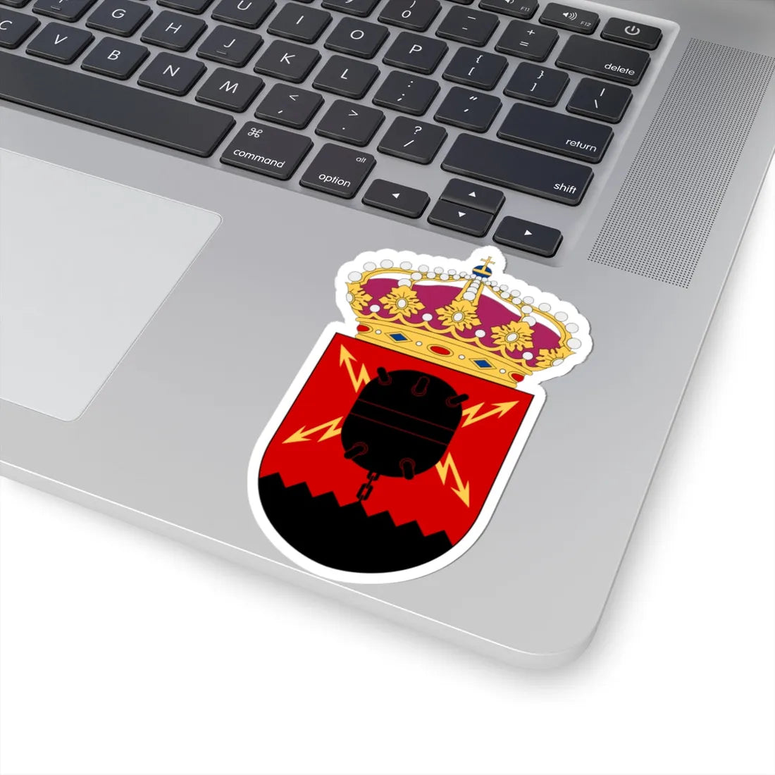 33. minröjningsdivisionen vapen (Sweden) (Coat of Arms) STICKER Vinyl Kiss-Cut Decal - The Sticker Space