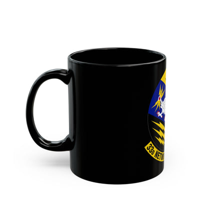 33 Network Warfare Squadron ACC (U.S. Air Force) Black Coffee Mug-The Sticker Space