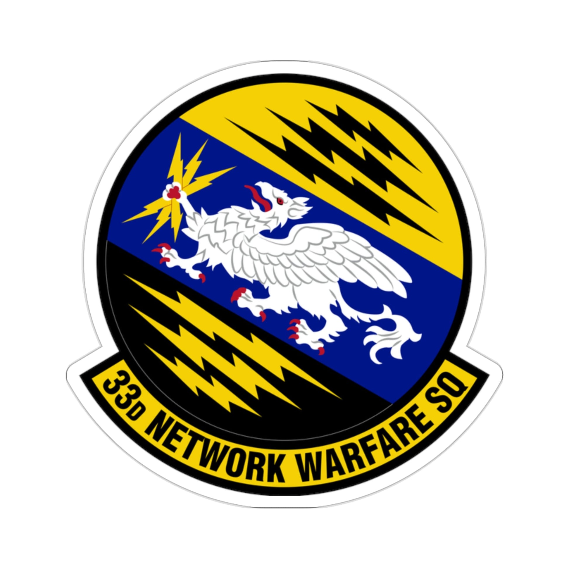 33 Network Warfare Squadron ACC (U.S. Air Force) STICKER Vinyl Die-Cut Decal-2 Inch-The Sticker Space