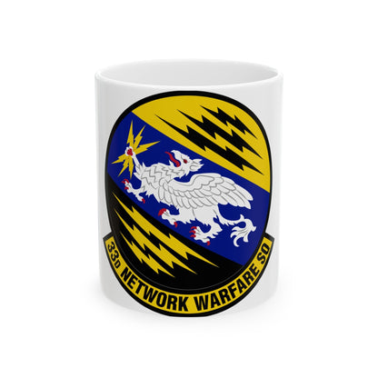 33 Network Warfare Squadron ACC (U.S. Air Force) White Coffee Mug-11oz-The Sticker Space