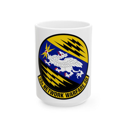 33 Network Warfare Squadron ACC (U.S. Air Force) White Coffee Mug-15oz-The Sticker Space