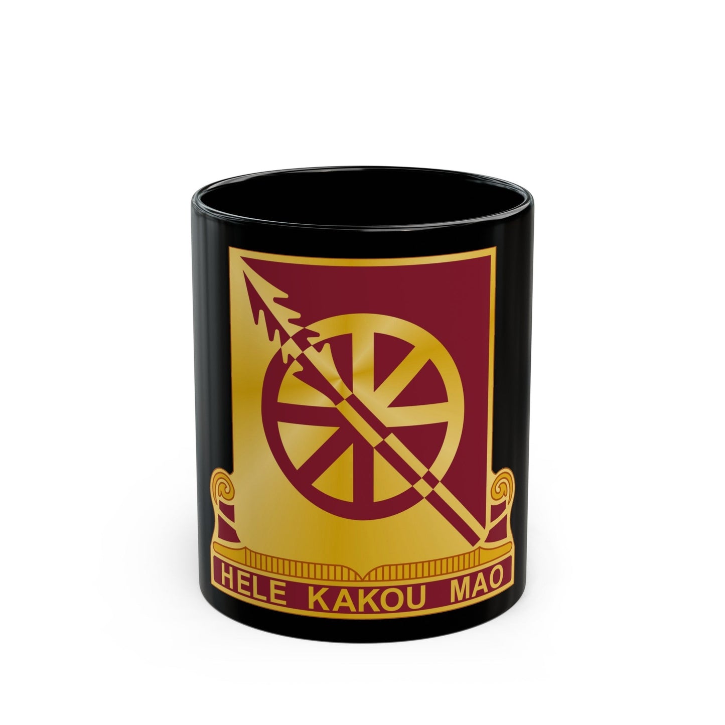 33 Transportation Battalion (U.S. Army) Black Coffee Mug-11oz-The Sticker Space