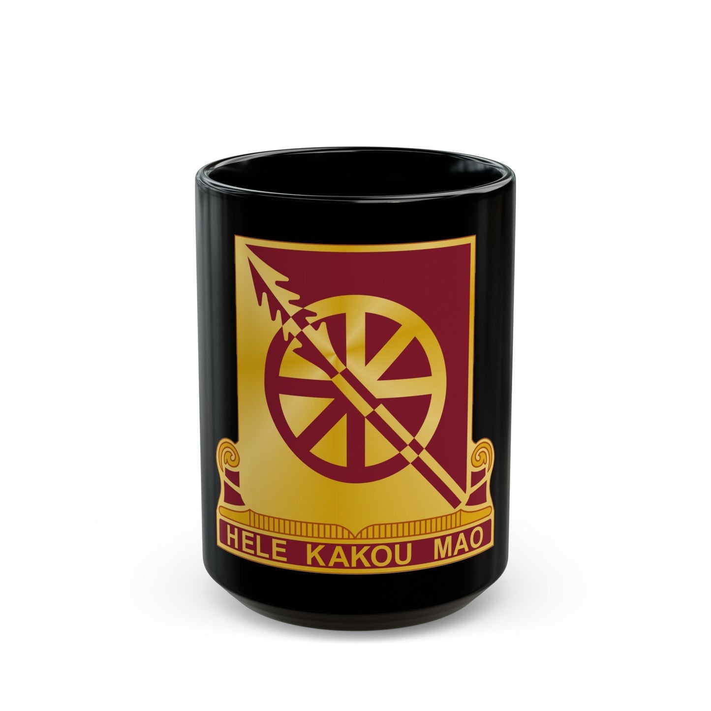 33 Transportation Battalion (U.S. Army) Black Coffee Mug-15oz-The Sticker Space