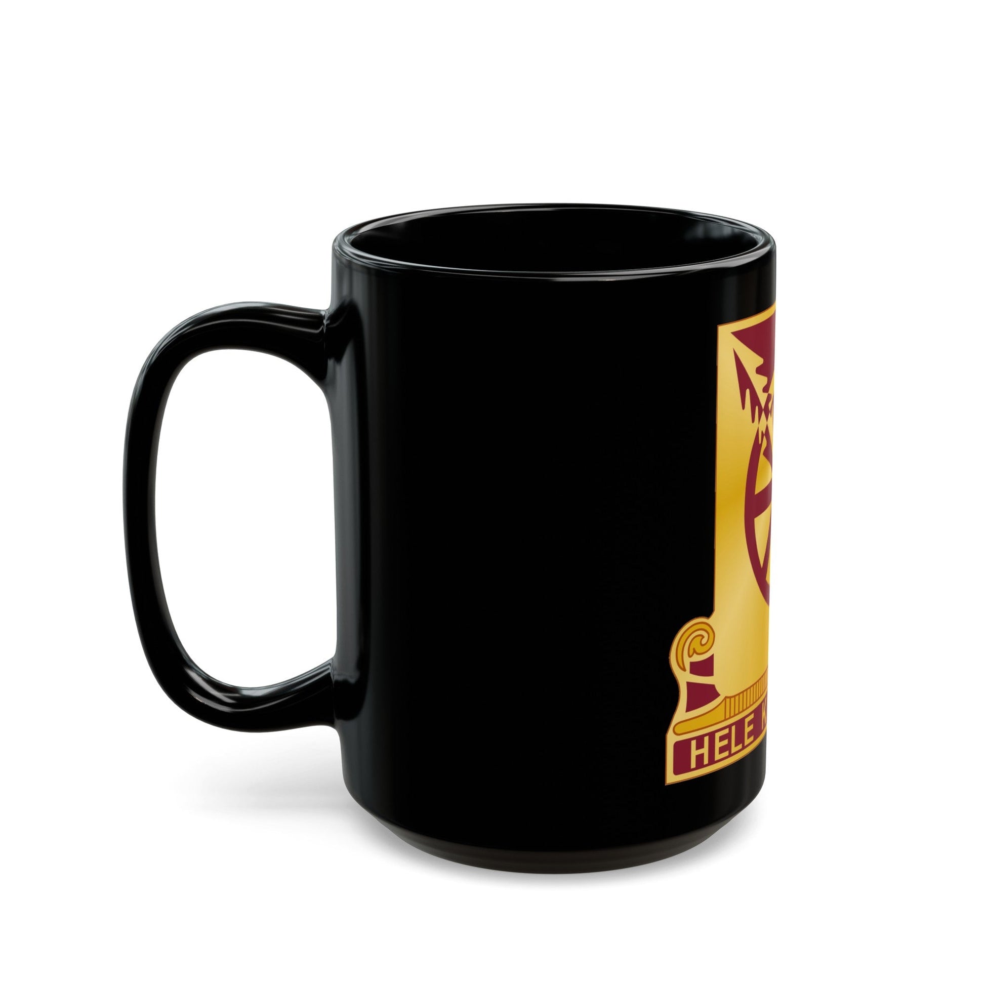 33 Transportation Battalion (U.S. Army) Black Coffee Mug-The Sticker Space