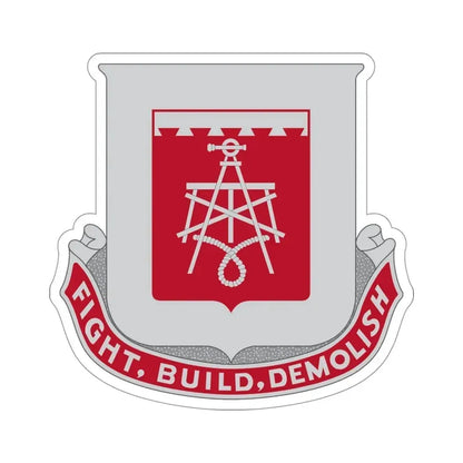 330 Engineer Battalion (U.S. Army) STICKER Vinyl Die-Cut Decal 4 Inch - The Sticker Space