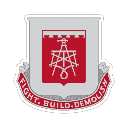 330 Engineer Battalion (U.S. Army) STICKER Vinyl Die-Cut Decal 5 Inch - The Sticker Space