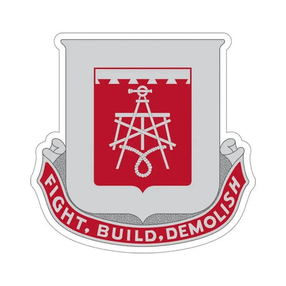 330 Engineer Battalion (U.S. Army) STICKER Vinyl Die-Cut Decal 6 Inch - The Sticker Space