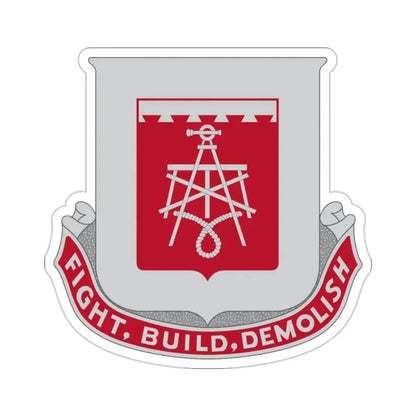 330 Engineer Battalion (U.S. Army) STICKER Vinyl Die-Cut Decal - The Sticker Space