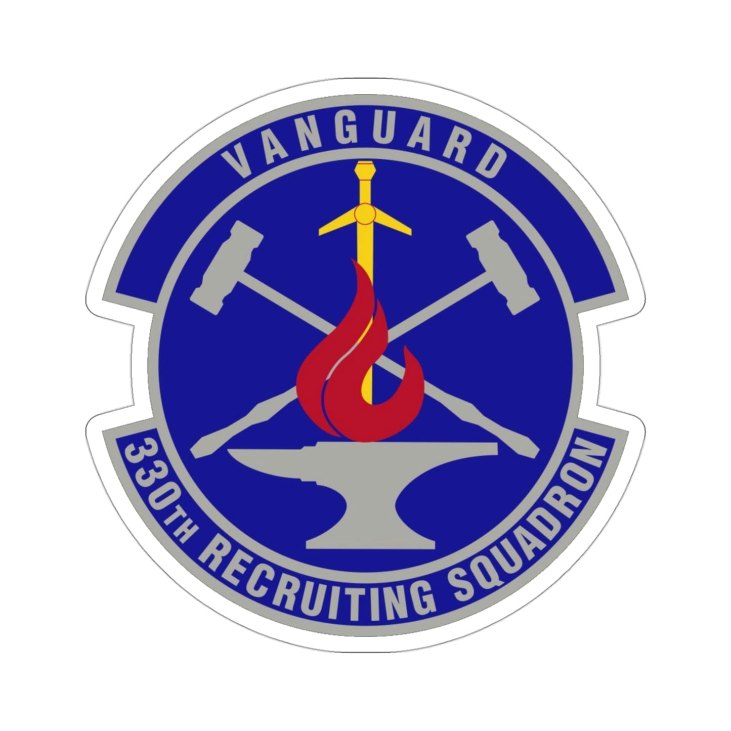 330 Recruiting Squadron AETC (U.S. Air Force) STICKER Vinyl Die-Cut Decal-3 Inch-The Sticker Space