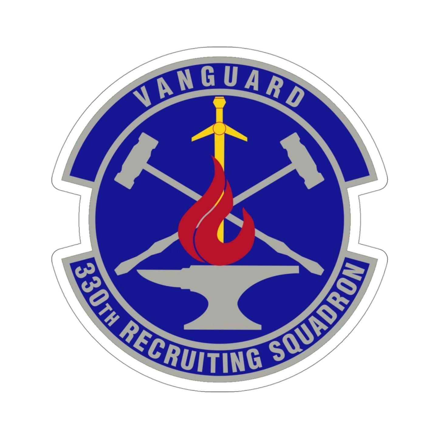 330 Recruiting Squadron AETC (U.S. Air Force) STICKER Vinyl Die-Cut Decal-4 Inch-The Sticker Space