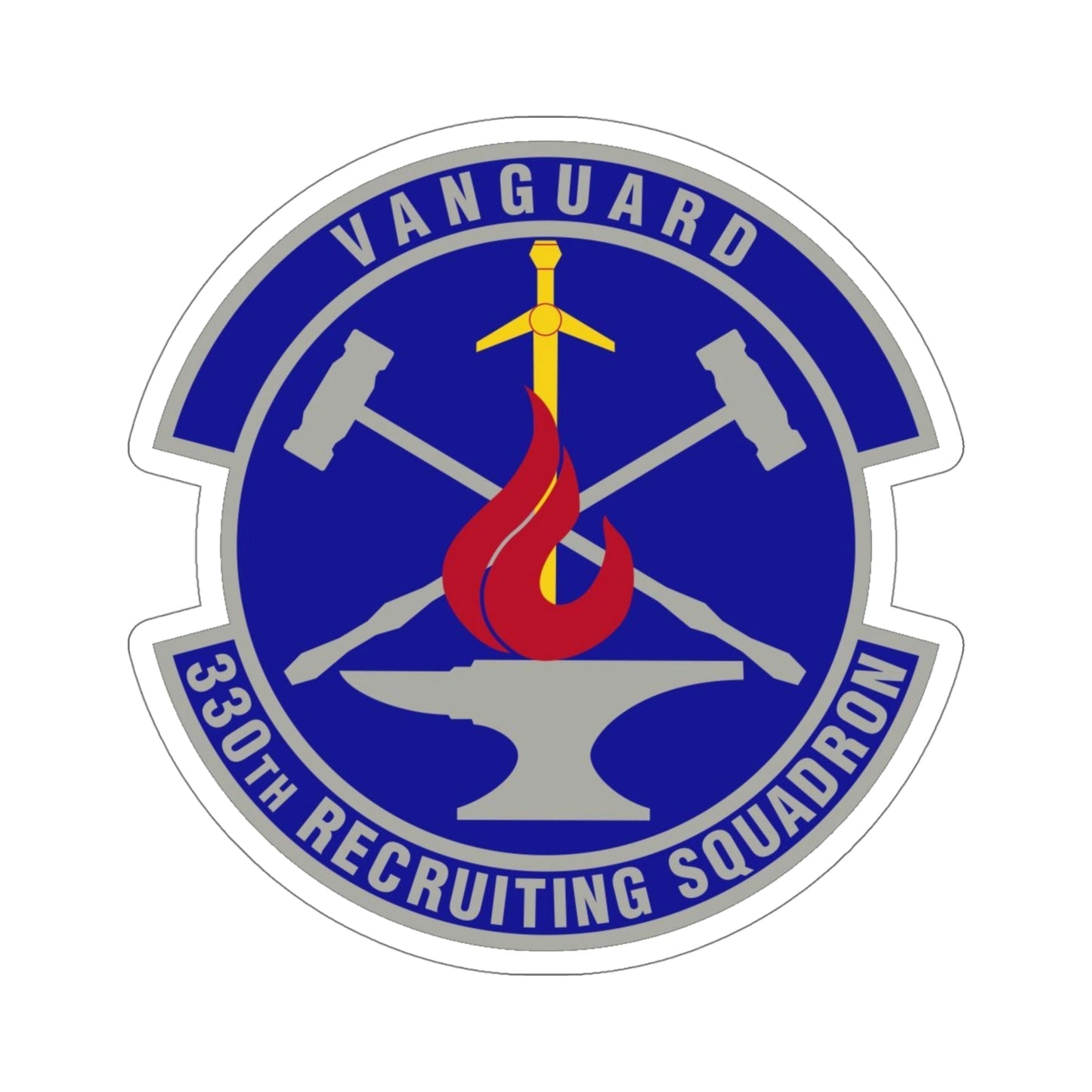 330 Recruiting Squadron AETC (U.S. Air Force) STICKER Vinyl Die-Cut Decal-5 Inch-The Sticker Space