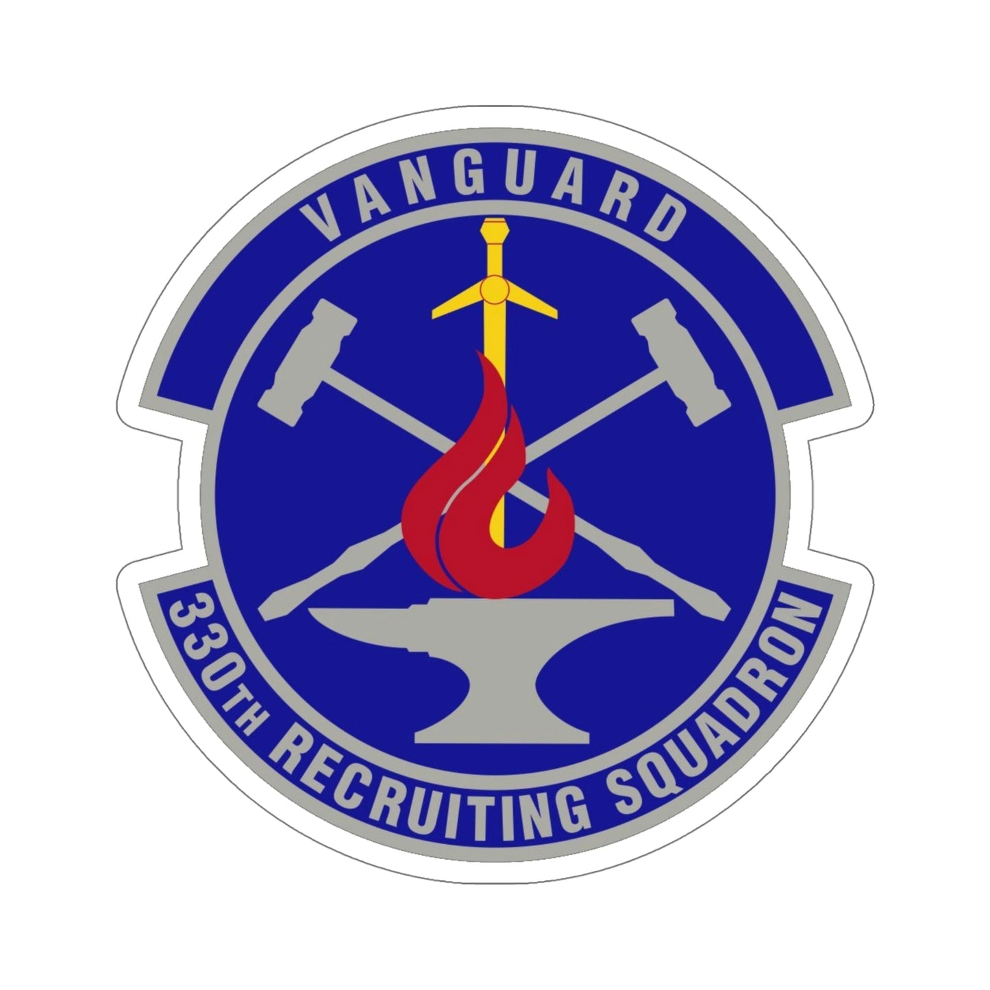 330 Recruiting Squadron AETC (U.S. Air Force) STICKER Vinyl Die-Cut Decal-6 Inch-The Sticker Space