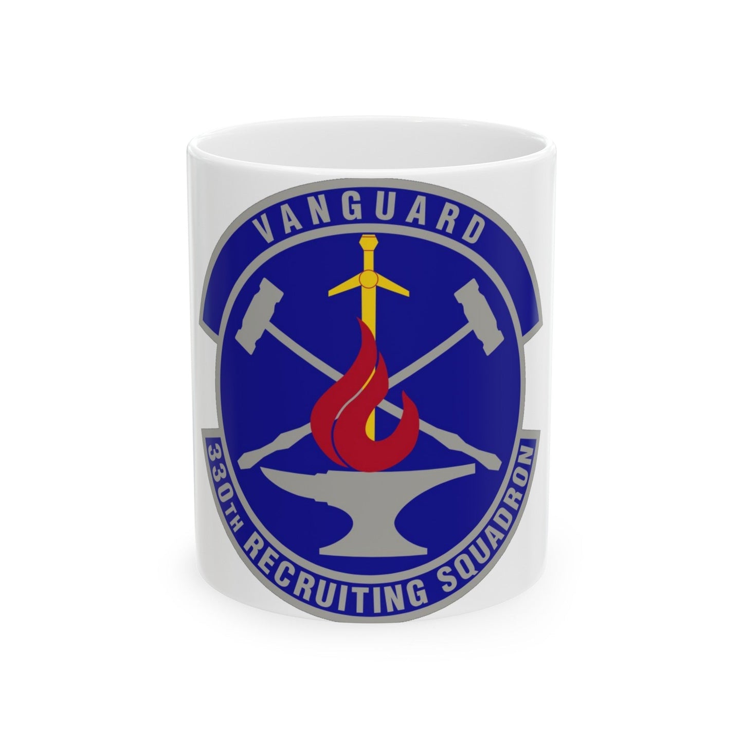 330 Recruiting Squadron AETC (U.S. Air Force) White Coffee Mug-11oz-The Sticker Space