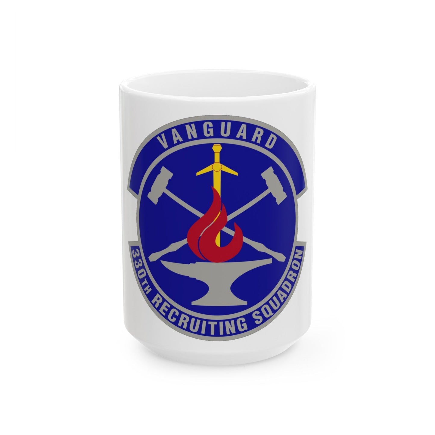 330 Recruiting Squadron AETC (U.S. Air Force) White Coffee Mug-15oz-The Sticker Space