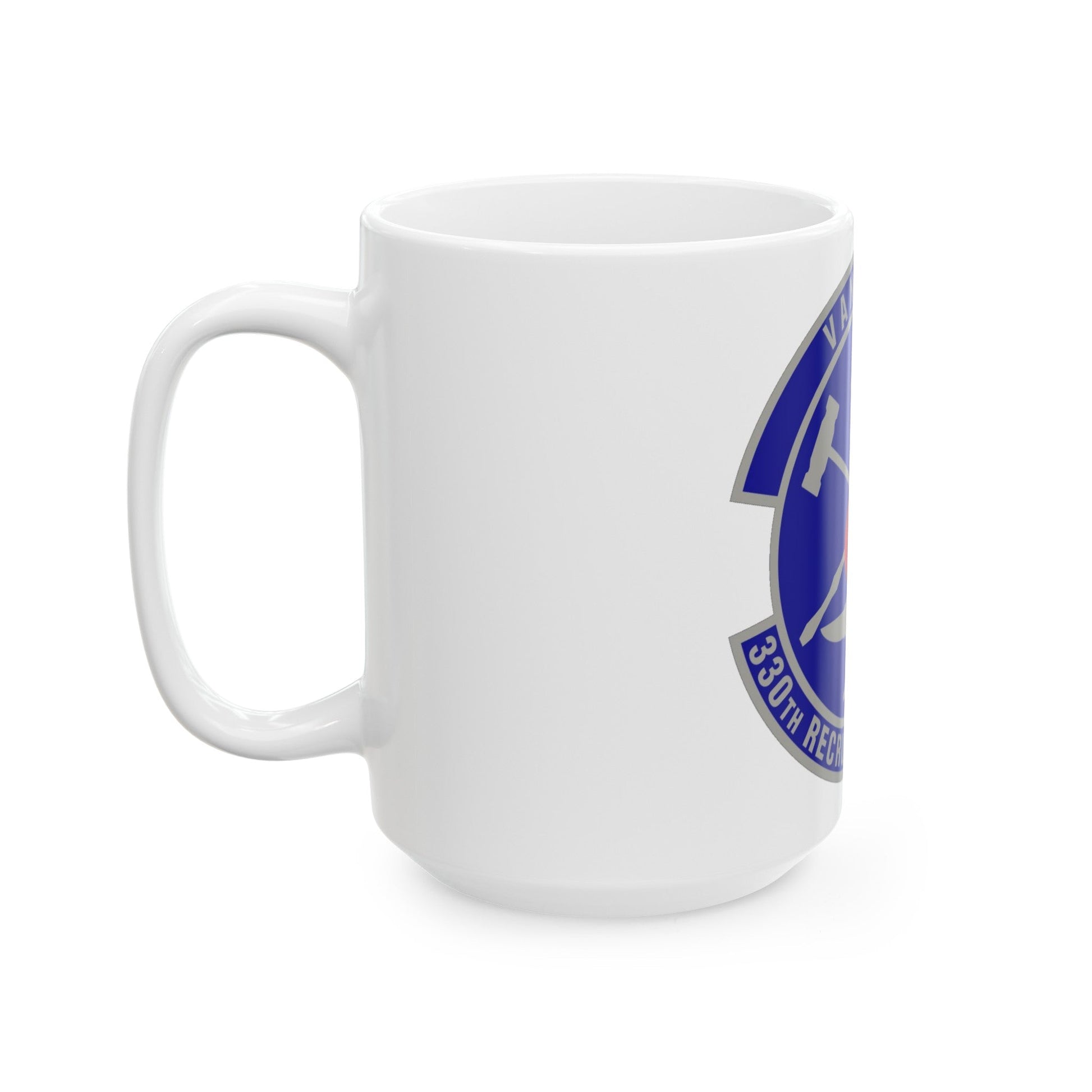 330 Recruiting Squadron AETC (U.S. Air Force) White Coffee Mug-The Sticker Space