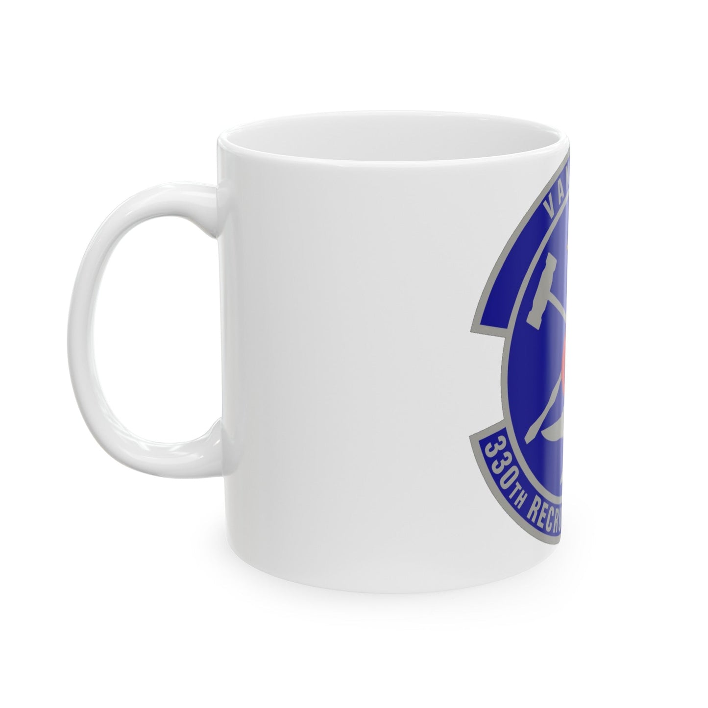 330 Recruiting Squadron AETC (U.S. Air Force) White Coffee Mug-The Sticker Space