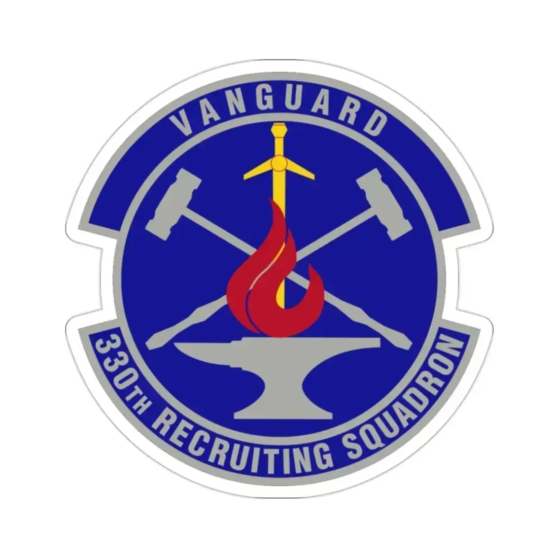 330 Recruiting Squadron AETC (U.S. Air Force) STICKER Vinyl Die-Cut Decal 2 Inch - The Sticker Space