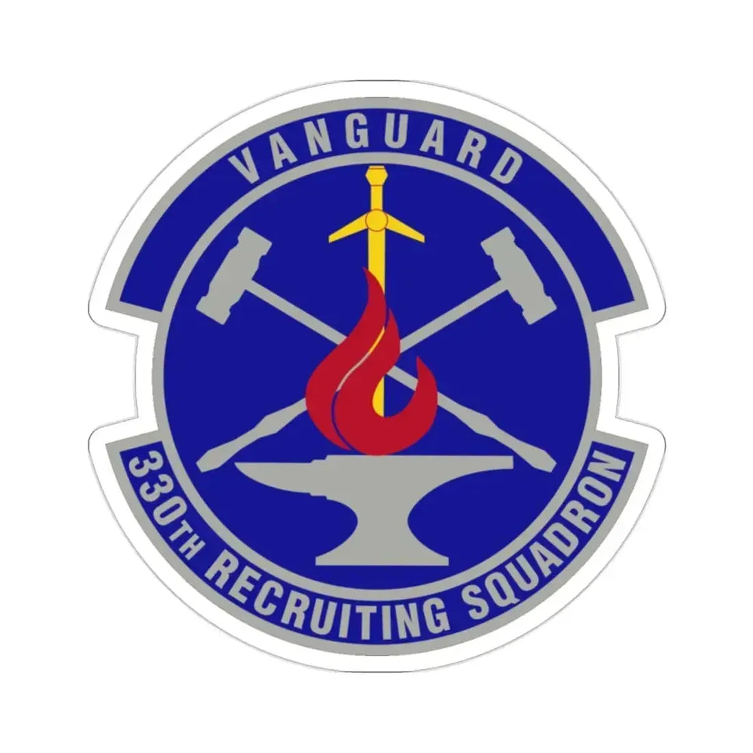 330 Recruiting Squadron AETC (U.S. Air Force) STICKER Vinyl Die-Cut Decal 2 Inch - The Sticker Space