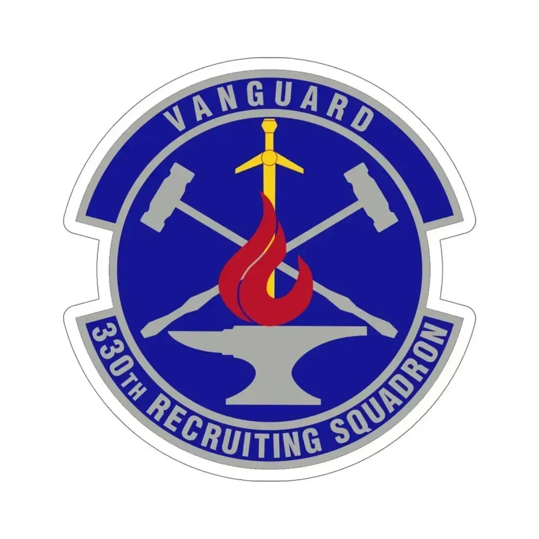 330 Recruiting Squadron AETC (U.S. Air Force) STICKER Vinyl Die-Cut Decal 6 Inch - The Sticker Space