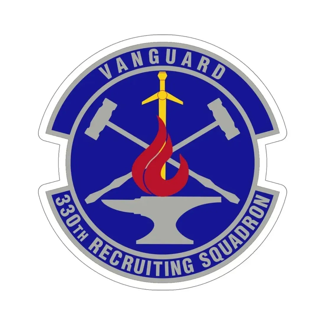 330 Recruiting Squadron AETC (U.S. Air Force) STICKER Vinyl Die-Cut Decal - The Sticker Space