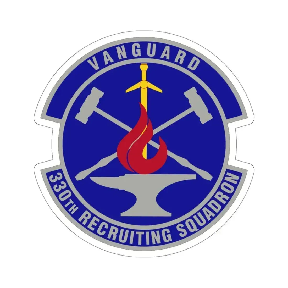 330 Recruiting Squadron AETC (U.S. Air Force) STICKER Vinyl Die-Cut Decal - The Sticker Space