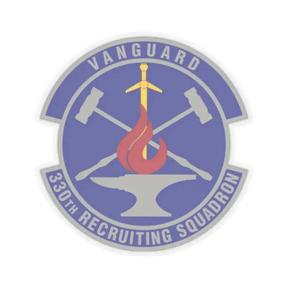 330 Recruiting Squadron AETC (U.S. Air Force) STICKER Vinyl Kiss-Cut Decal 2 Inch Transparent - The Sticker Space