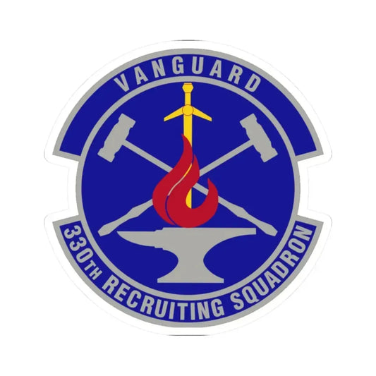 330 Recruiting Squadron AETC (U.S. Air Force) STICKER Vinyl Kiss-Cut Decal 2 Inch White - The Sticker Space