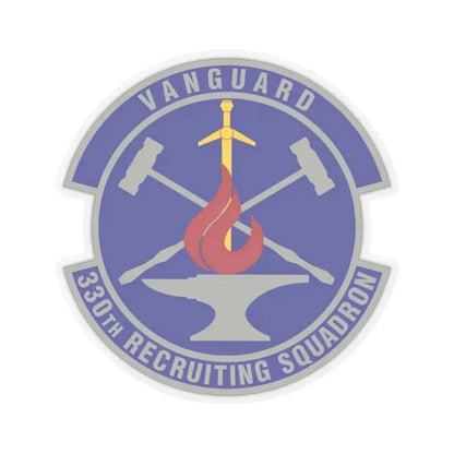 330 Recruiting Squadron AETC (U.S. Air Force) STICKER Vinyl Kiss-Cut Decal 6 Inch Transparent - The Sticker Space