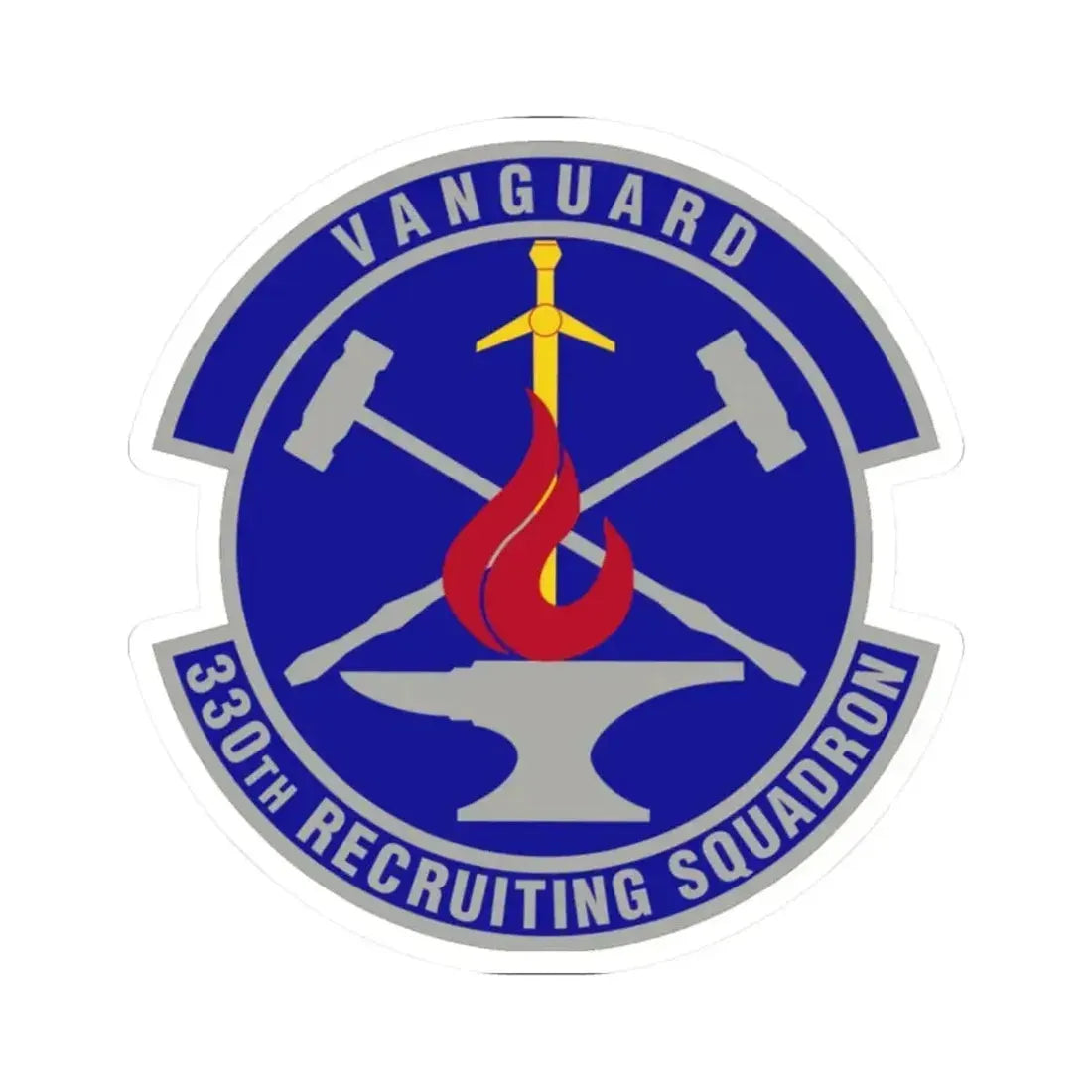 330 Recruiting Squadron AETC (U.S. Air Force) STICKER Vinyl Kiss-Cut Decal - The Sticker Space