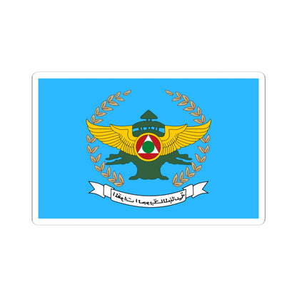 Flag of the Lebanese Air Force (Lebanon) STICKER Vinyl Kiss-Cut Decal